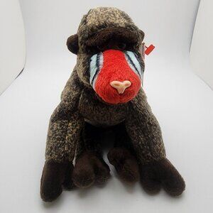 TY Beanie Baby "Cheeks" the Baboon with both Hanging and Tush Tags